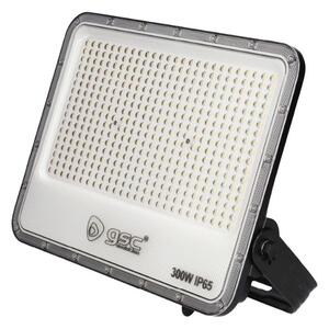 Prémiový ultratenký LED reflektor šedý 300W 28500lm, denní barva světla, 3 roky záruka