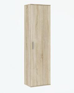 Úzká šatní policová skříň 50 cm SAVOY - dub sonoma
