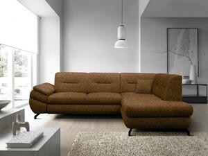 ROHOVÁ SEDAČKA, textil, hnědá MID.YOU - Sedací soupravy, Online Only