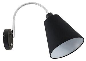 Italux 5900644318163 nástěnné svítidlo Tonia E27 | s vypínačem | bílá | černá