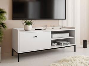 TV stolek/skřínka Tuzzirt 1K, Barva dřeva: bílá Mirjan24 5903211326608