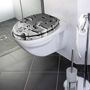Casaria WC sedátko s automatickým spouštěním motiv kapky vody 109400