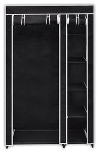 Skládací skříň černá 110 x 45 x 175 cm