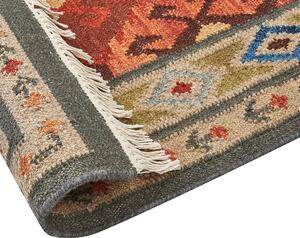 Vlněný kelimový koberec 80 x 300 cm vícebarevný URTSADZOR