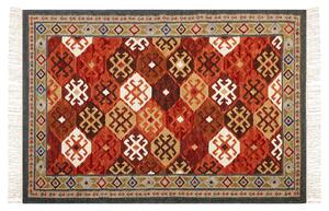 Vlněný kelimový koberec 140 x 200 cm vícebarevný URTSADZOR