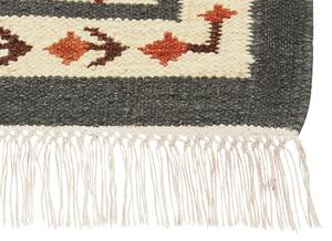 Vlněný kelimový koberec 200 x 300 cm vícebarevný GHUKASAVAN