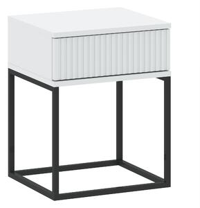 Noční stolek se šuplíkem MARETA 1 - bílý