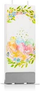 Flatyz Holiday Easter Eggs In Floral Nest dekorativní svíčka 6x15 cm