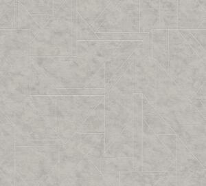A.S. Création | Vliesová tapeta na zeď DIMEX 2025 39118-3 | 0,53 x 10,05 m | metalická, šedá