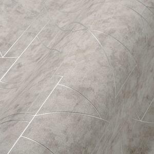 A.S. Création | Vliesová tapeta na zeď DIMEX 2025 39118-3 | 0,53 x 10,05 m | metalická, šedá