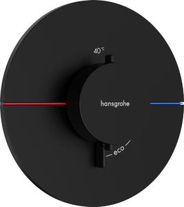 Hansgrohe ShowerSelect Comfort S, termostat pod omítku, černá matná, HAN-15559670