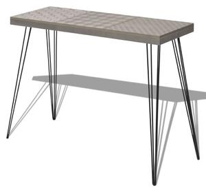 Konzolový stolek 90x30x71,5 cm, šedý