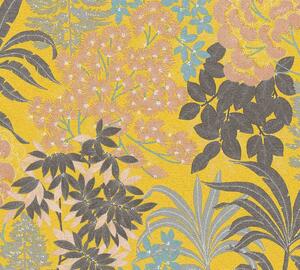 A.S. Création | Vliesová tapeta na zeď Metropolitan Stories 3 Travel 39128-3 | 0,53 x 10,05 m | vícebarevná, modrá, černá, žlutá, růžová