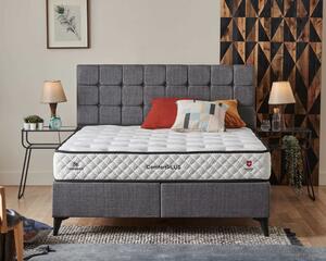 Čalouněná postel COMFORT PLUS - šedá 180 × 200 cm
