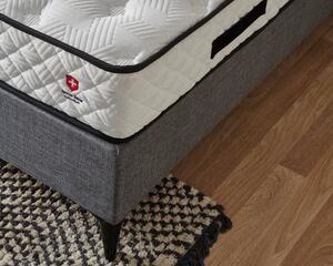 Čalouněná postel COMFORT PLUS - šedá 180 × 200 cm