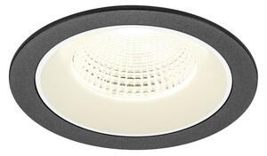 LA 1009799 NUMINOS® L Stropní vestavné svítidlo, 4000 K, 55°, IP20, kulaté, černé / bílé - BIG WHITE (SLV)