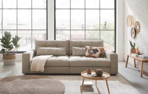POHOVKA BIG SOFA, textil, pískové barvy Livetastic - Pohovky, Online Only