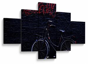 Obraz kola v Amsterdamu (125x70 cm)