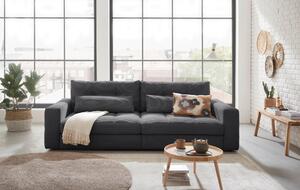 POHOVKA BIG SOFA, textil, antracitová Livetastic - Pohovky, Online Only