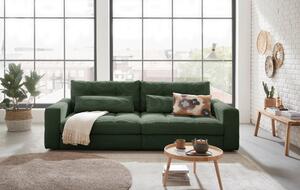 POHOVKA BIG SOFA, textil, tmavě zelená Livetastic - Pohovky, Online Only