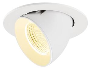 LA 1009737 NUMINOS® GIMBLE L Stropní vestavné svítidlo, 3000 K, 55°, IP20, kulaté, bílé - BIG WHITE (SLV)