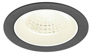 LA 1009638 NUMINOS® M Stropní vestavné svítidlo, 4000 K, 55°, IP20, kulaté, černé / bílé - BIG WHITE (SLV)