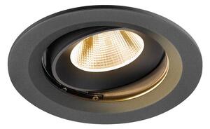 LA 1009649 NUMINOS® MOVE M Stropní vestavné svítidlo, 2700 K, 20°, IP20, kulaté, černé - BIG WHITE (SLV)