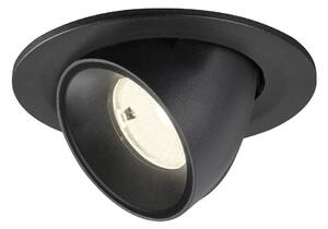 LA 1009421 NUMINOS® GIMBLE S Stropní vestavné svítidlo, 4000 K, 55°, IP20, kulaté, černé - BIG WHITE (SLV)