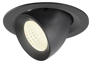 LA 1009583 NUMINOS® GIMBLE M Stropní vestavné svítidlo, 4000 K, 55°, černé - BIG WHITE (SLV)