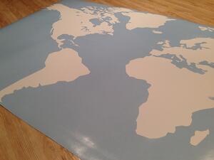 Mapa světa 50 x 24 cm