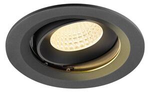 LA 1009673 NUMINOS® MOVE M Stropní vestavné svítidlo, 3000 K, 55°, IP20, kulaté, černé - BIG WHITE (SLV)