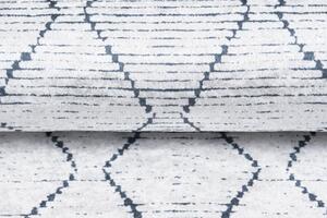 Světle šedý moderní koberec s jednoduchým vzorem Šířka: 80 cm | Délka: 150 cm