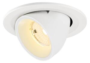 LA 1009413 NUMINOS® GIMBLE S Stropní vestavné svítidlo, 3000 K, 55°, IP20, kulaté, bílé - BIG WHITE (SLV)