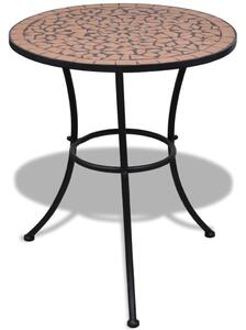 Bistro stolek terakota 60 cm mozaika