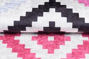 Trendy koberec s barevným geometrickým vzorem Šířka: 80 cm | Délka: 150 cm