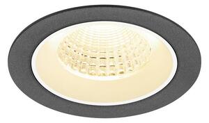LA 1009620 NUMINOS® M Stropní vestavné svítidlo, 3000 K, 55°, IP20, kulaté, černé / bílé - BIG WHITE (SLV)