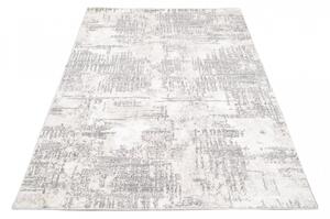 Krémový designový koberec se světle šedým vzorem Šířka: 80 cm | Délka: 150 cm