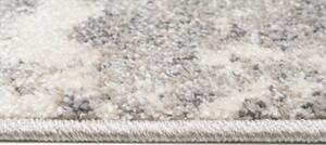 Krémový designový koberec s šedým abstraktním vzorem Šířka: 80 cm | Délka: 150 cm