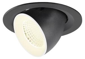 LA 1009581 NUMINOS® GIMBLE M Stropní vestavné svítidlo, 4000 K, 40°, černé / bílé - BIG WHITE (SLV)