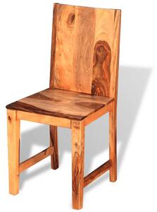 Jídelní židle 4 ks masivní sheeshamové dřevo