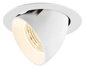 LA 1009880 NUMINOS® GIMBLE XL Stropní vestavné světlo, 2700 K, 55°, bílé - BIG WHITE (SLV)