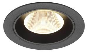 LA 1009613 NUMINOS® M Stropní vestavné svítidlo, 3000 K, 20°, IP20, kulaté, černé - BIG WHITE (SLV)