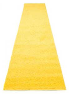 Kusový koberec shaggy Parba žlutý atyp 60x200cm