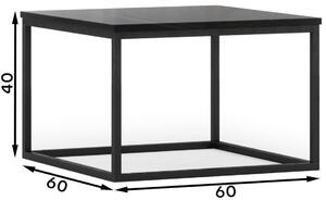 Moderní konferenční stolek Avorio - černý