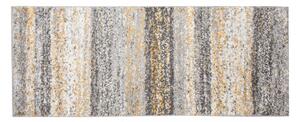 Kusový koberec shaggy Piska žlutý atyp 80x300cm
