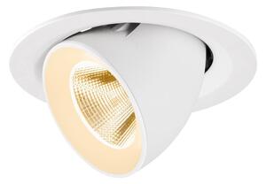 LA 1009551 NUMINOS® GIMBLE M Stropní vestavné svítidlo, 2700 K, 20°, bílá - BIG WHITE (SLV)
