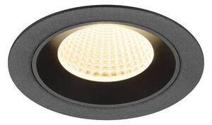 LA 1009616 NUMINOS® M Stropní vestavné svítidlo, 3000 K, 40°, IP20, kulaté, černé - BIG WHITE (SLV)
