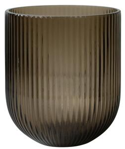 DBKD Skleněná váza Simple Stripe Brown - Medium DK295