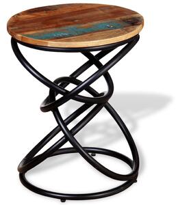 Odkládací stolek masivní recyklované dřevo