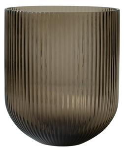 DBKD Skleněná váza Simple Stripe Brown - Large DK294